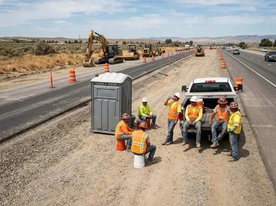 highway-road-construction-crew-007 — frequently asked questions, Porta Potty and Restroom Rentals in Magalia, CA